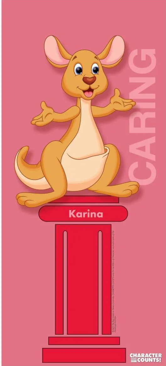 Certificado Character Counts da Escola Ethos.