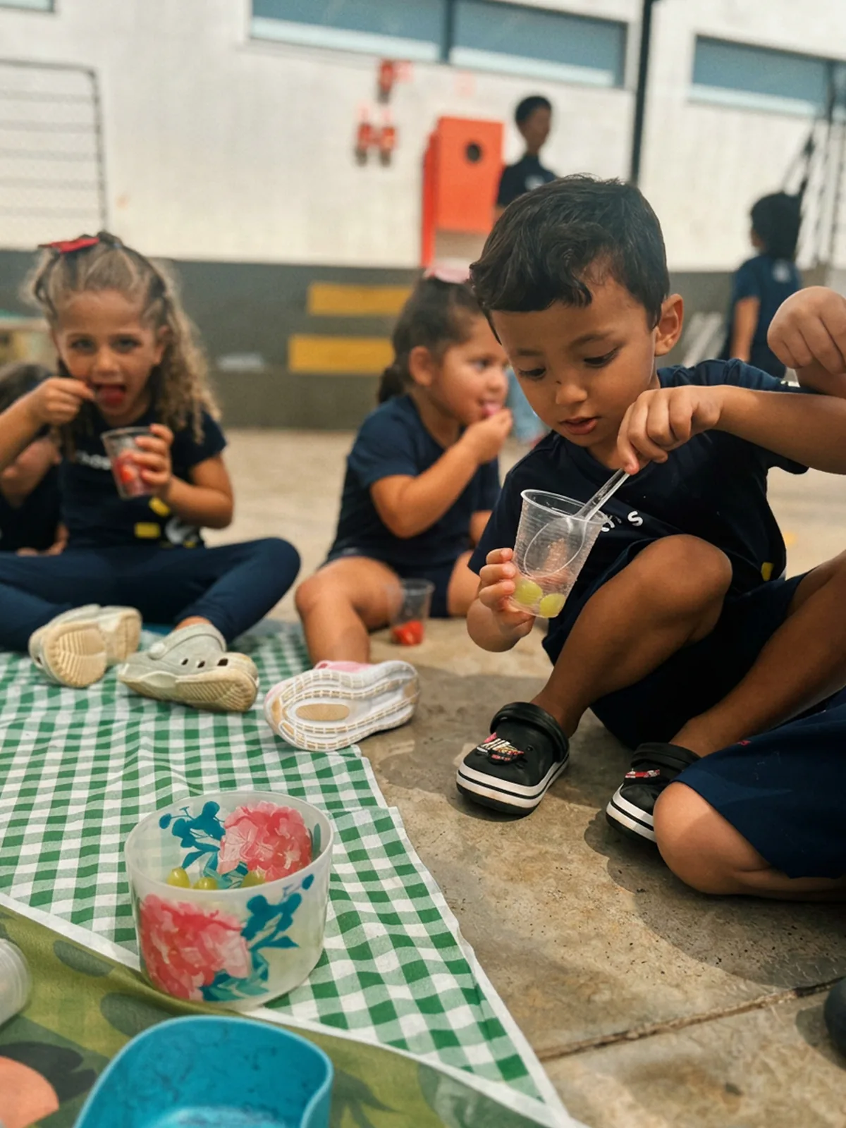 Vivência cotidiana de aprendizagem na Escola Ethos.