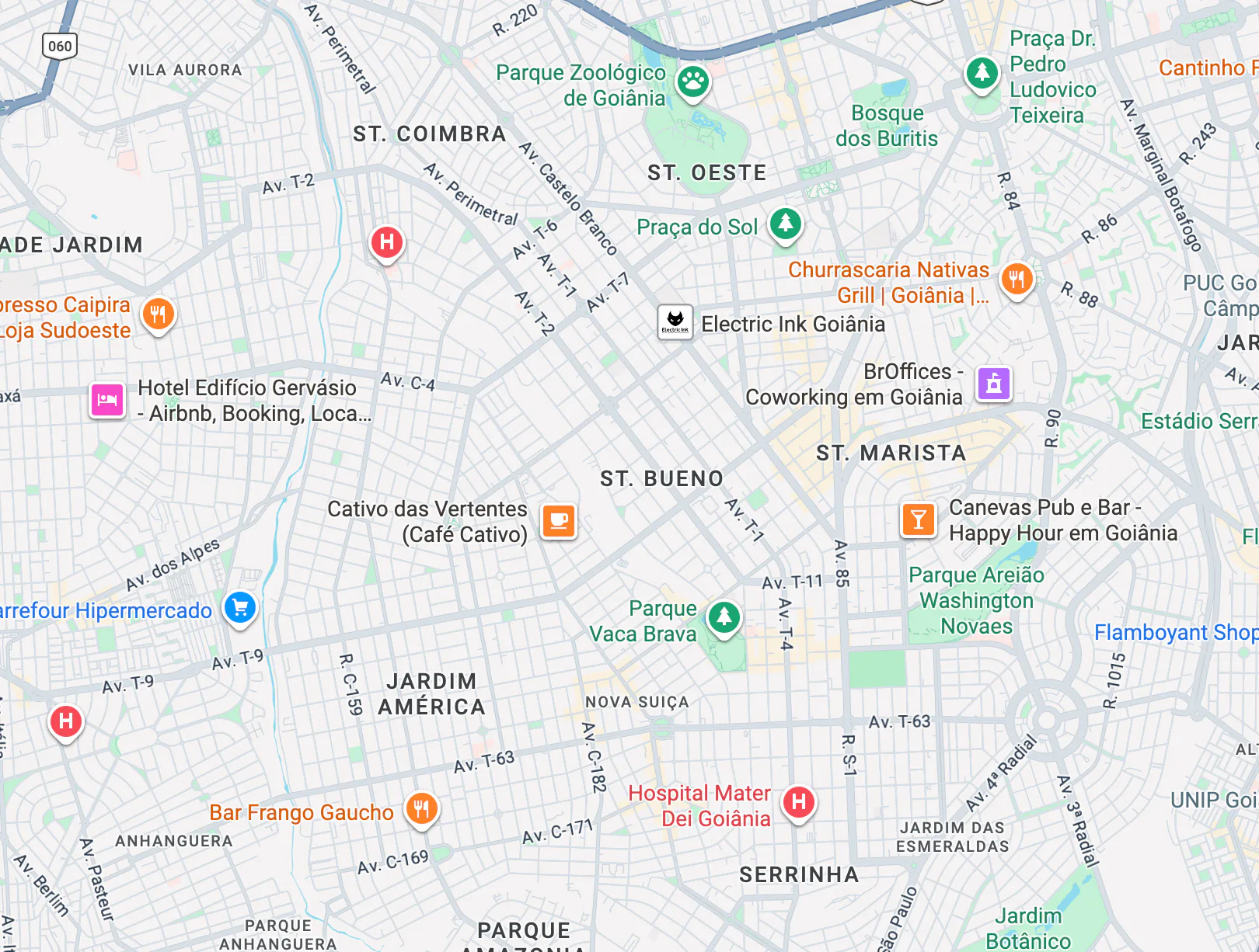 Ambiente da unidade Ethos Bueno.